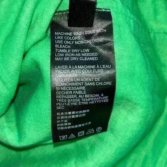 Urban Outfitters Dress Magpie Green Daisy Off Shoulder sz small - Picture 9 of 10